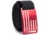 Grip6 Standard USA Red Flag Buckle w/Black Strap, 44, SB-USA-EMB-MS-JET-1.5-44
