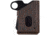 Grip6 Wallet Black w/Brown Leather Sleeve w/Loop, WLT-NJA-LP-BRNL