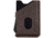 Grip6 Wallet Black w/Brown Leather Sleeve w/No Loop, WLT-NJA-NP-BRNL