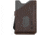 Grip6 Wallet Grey w/Brown Leather Sleeve w/No Loop, WLT-GML-NP-BRNL