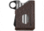Grip6 Wallet USA Grey w/Brown Leather Sleeve w/Loop, WLT-USA-GML-LP-BRNL