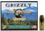 Grizzly Cartridge 10MM Auto 200 Grain Full Metal Jacket Flat Point Brass Cased Pistol Ammunition