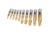 Grizzly Industrial HSS TiN Coated 2 Flute End MIlls, 10 pc. Set G9761
