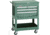Grizzly Industrial Rolling Tool Cart w/ 4 Drawer Tool Chest H7728