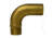 GROCO NPT x 1" ID Bronze Full Flow 90 Elbow Pipe to Hose Fitting 3/4" 74180