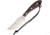 Grohmann Short Blade Skinner Fixed Blade Knife, 3.75in, Brown, Wood Handle GR103S