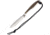 Grohmann Trout and Bird Knife Stag Car, 3.88 satin finish carbon steel blade, Stag bone handle, H2C