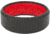 Groove Life Edge Silicone Ring, Black/Red, 09, 32691