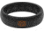 Groove Life Thin Auburn Color Logo Silicone Ring, Black, 06, 58126