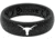 Groove Life Thin Texas White Logo Silicone Ring, Black/White, 10, 51585
