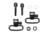 GrovTec US Machine Screw Forend Locking Swivel Set, 1.25in, Black, GTSW08