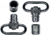 GrovTec US 1in Standard Push Button Swivel Set w/Bases