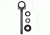 GrovTec US GT Shotgun Side Mount Single Point Adaptors For Snap Hooks Mossberg 12 Gauge