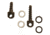 GrovTec US 0.5in Wood Screw and 0.75in Wood Screw w/Spacer, Black, GTHM50