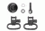 GrovTec US Shotgun Locking Swivel Set, For Mossberg 590/ 835, 12 Gauge, Black, GTSW38