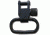 GrovTec US Locking Swivel Set, 1in, Black, GTSW01