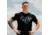 Grunt Style Blue Line Crest T-Shirt - Mens, Black, Medium, GS3546-M