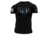 Grunt Style Blue Line Crest T-Shirt - Mens, Black, Medium, GS3546-M
