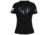 Grunt Style Blue Line Crest T-Shirt - Womens, Black, Small, GS3547-S