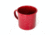 GSI Enamel Cup, 12oz, Red, Red, Enameled Steel, 2 Year MFG Warranty, GSI-01208