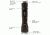 Guard Dog Security Apex Flashlight, Black, TL-GDA210