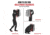 Guard Dog Security ProShield 2 Bulletproof Backpack 37 L, NIJ Level IIIA, Black/Pink, BP-GDP2-PK