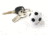 Guard Dog Security Sport Ball Keychain Alarm, Soccerball, Multicolored, AL-GDPASB