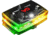 Guardian Angel Elite Series Wearable Safety Light, Black Casing, Green/Yellow Split Front, Green/Yellow Split Rear, White Top Light, White Work Light, ELT-GY/GY