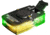 Guardian Angel Elite Series Wearable Safety Light, Black Casing, Green/Yellow Split Front, Green/Yellow Split Rear, White Top Light, White Work Light, ELT-GY/GY