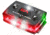 Guardian Angel Elite Series Wearable Safety Light, Black Casing, Red Front, Green Rear, White Top Light, White Work Light, ELT-R/G-2