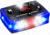 Guardian Angel Elite Series Wearable Safety Light, Black Casing, White/Blue Split Front, Blue Rear, White Top Light, Red Work Light, ELT-B/B