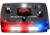 Guardian Angel Elite Series Wearable Safety Light, Black Casing, White/Red/Blue Split Front, Red/Blue Split Rear, White Top Light, Red Work Light, ELT-R/B