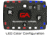 Guardian Angel Elite Series Wearable Safety Light, Black Casing, White/Red/Blue Split Front, Red/Blue Split Rear, White Top Light, Red Work Light, ELT-R/B
