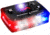 Guardian Angel Infrared Hybrid Wearable Safety Light, Elite Series, Black Casing, White/Red/Blue Split Front, Red/Blue Split Rear, Infrared Top Light, Red Work Light, ELT-R/B-IR