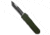 Guardian Tactical Guardian Tactical RECON-035 G2 T/E OTF Knife OD Green 3.3" Two-Tone Serr, OD Green, CPM MagnaCut, adult, BHQ-209442