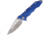 Guardian Tactical Helix Nano Tactical Blue Folding Knife,3.25in,CPM-154 Steel,Standard Edge,Bead Blast and Satin GT63411B