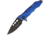 Guardian Tactical Helix Nano Tactical Blue Folding Knife,3.25in,CPM-154 Steel,Standard Edge,Black GT63111B