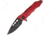 Guardian Tactical Helix Nano Tactical Red Folding Knife,3.25in,CPM-154 Steel,Standard Edge,Black GT63111R