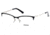 Guess GU2543 Eyeglass Frames - Shiny Black Frame Color
