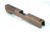 Gun Cuts Annihilator for Sig Sauer, P320 Full Size/ M17, No Optic Cut, Smoked Bronze, GC-P320F-ANH-SBR-NO