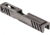 Gun Cuts Apprentice Slide for Glock 19, No Optic Cut, Battleworn Silver, GC-G19-APP-CSIBW-NO