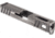Gun Cuts Apprentice Slide for Glock 19, No Optic Cut, Battleworn Silver, GC-G19-APP-CSIBW-NO