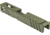 Gun Cuts Apprentice Slide for Glock 19, No Optic Cut, Noveske Bazooka Green, GC-G19-APP-NBG-NO