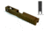 Gun Cuts Apprentice Slide for Glock 19, Optic Cut, Burnt Bronze, GC-G19-APP-BBR-RMR