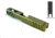 Gun Cuts Apprentice Slide for Glock 19, Optic Cut, Leprechaun Gold, GC-G19-APP-LGO-RMR