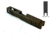 Gun Cuts Apprentice Slide for Glock 19, Optic Cut, Midnight Bronze, GC-G19-APP-MBR-RMR