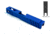 Gun Cuts Apprentice Slide for Glock 19, Optic Cut, NRA Blue, GC-G19-APP-NBL-RMR