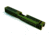 Gun Cuts Bulldog Slide for Glock 17, No Optic Cut, Battleworn Zombie Green, GC-G17-BUL-ZGRBW-NO