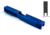 Gun Cuts Bulldog Slide for Glock 17, Optic Cut, NRA Blue, GC-G17-BUL-NBL-RMR