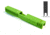 Gun Cuts Bulldog Slide for Glock 17, Optic Cut, Zombie Green, GC-G17-BUL-ZGR-RMR